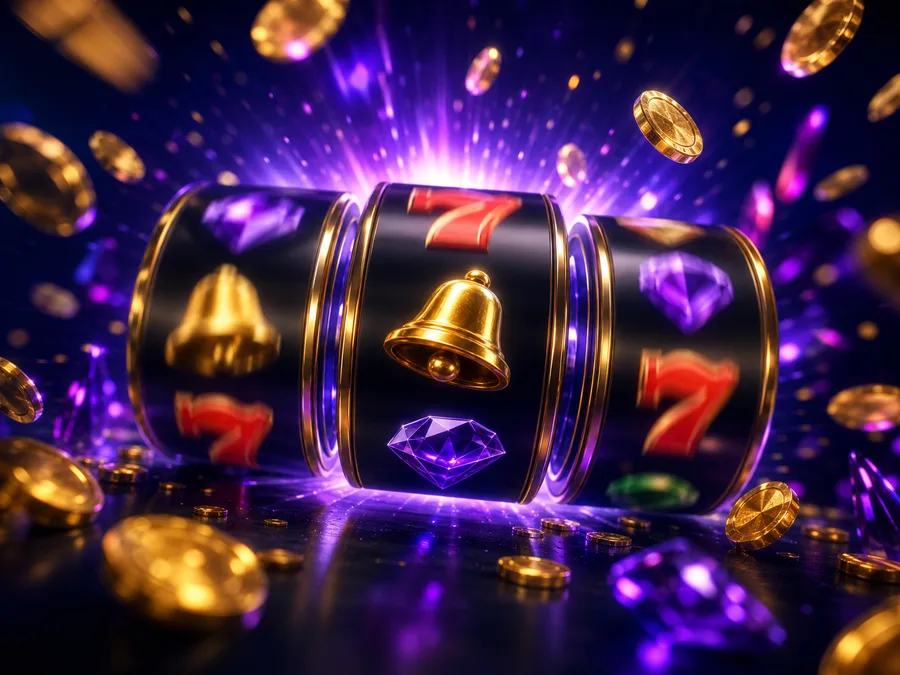 Pokies reels spinning during a Casiny Casino free spins round